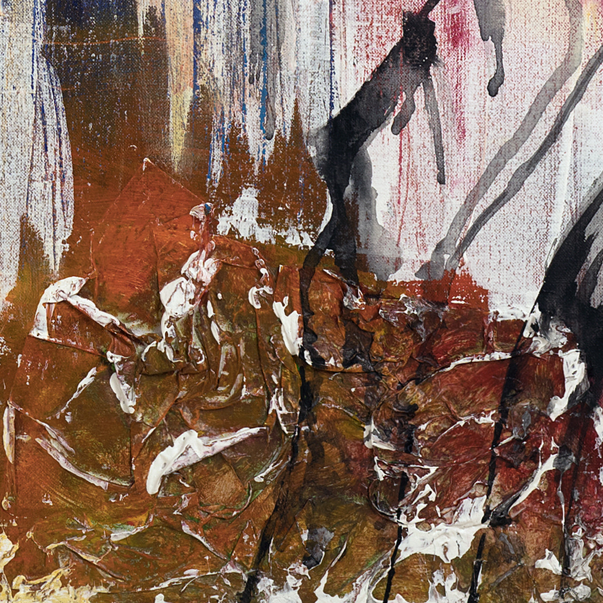 Onverwacht schilderij 110x90 cm