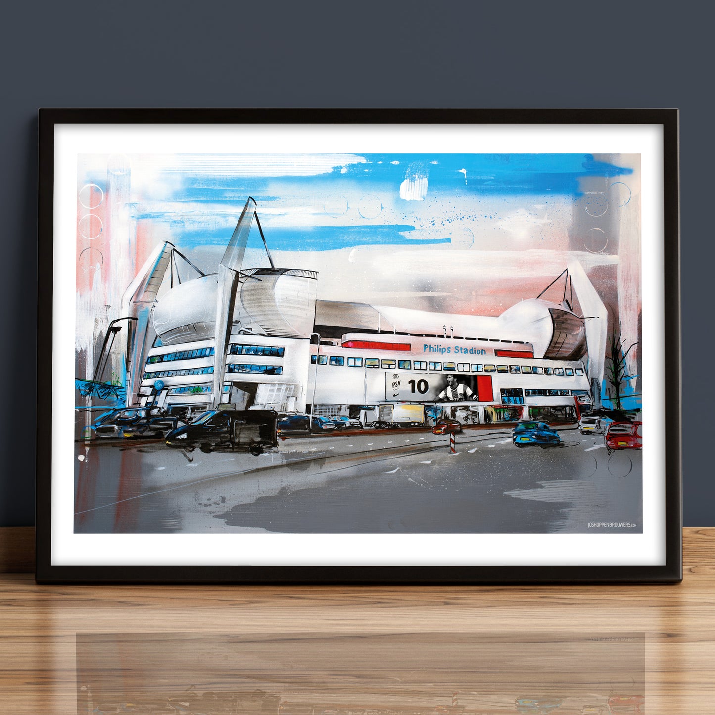 Eindhoven Fußballstadion Druck