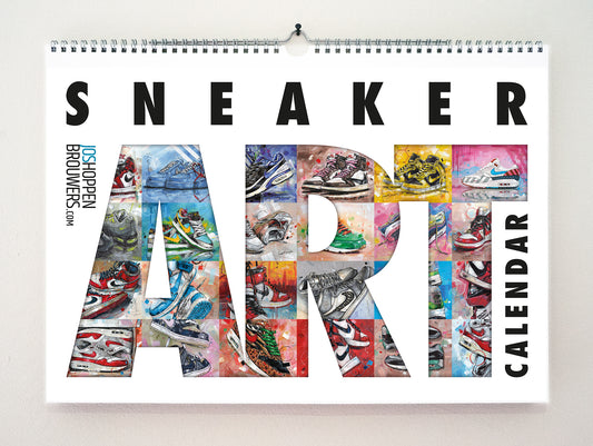 Sneaker art calendar 29,7x21 cm (A4)