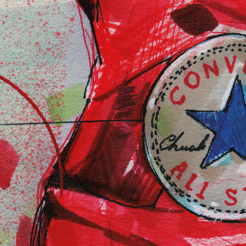 Converse All Star sneaker estampada