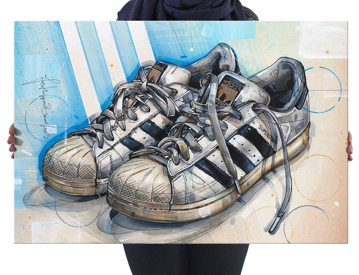 Adidas Superstar sneaker Leinwand