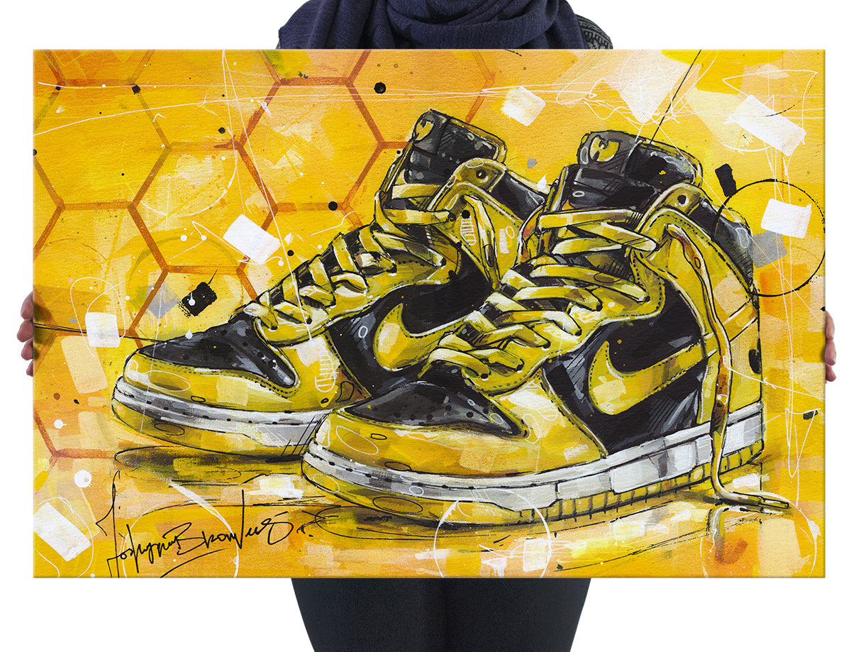 Nike Dunk high honeycomb canvas