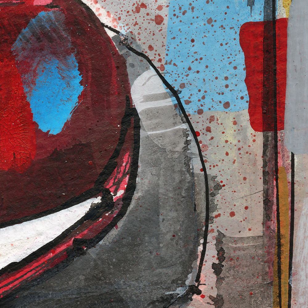 Nike Air Max 1 shoebox OG red painting 40x30 cm