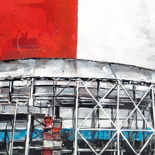 Rotterdam voetbalstadion art print