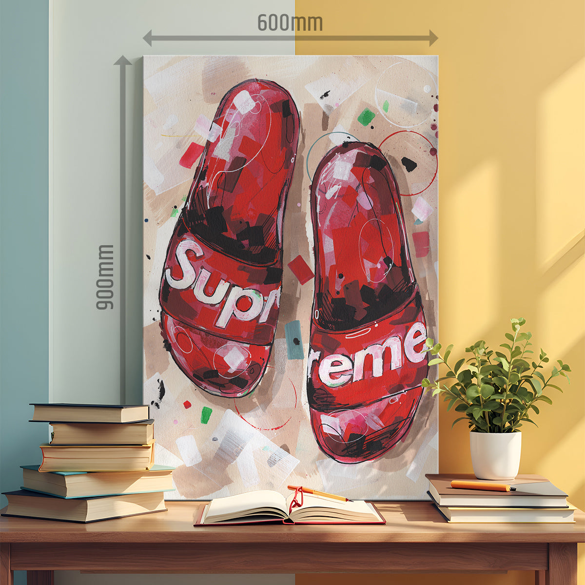 Flipflops canvas