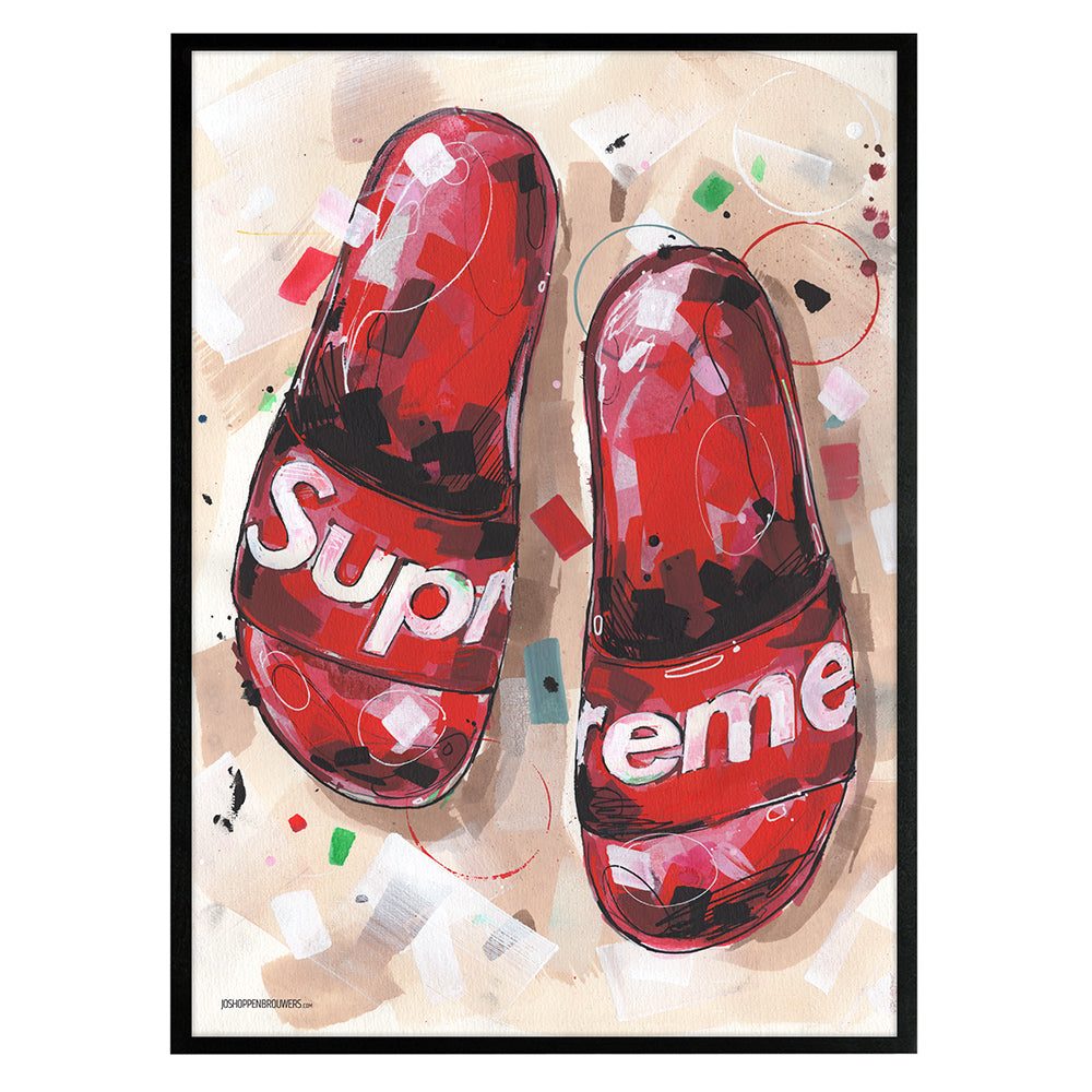Chancletas estampada