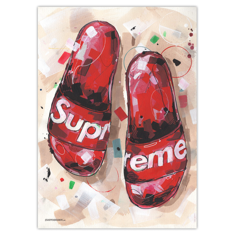 Chancletas estampada