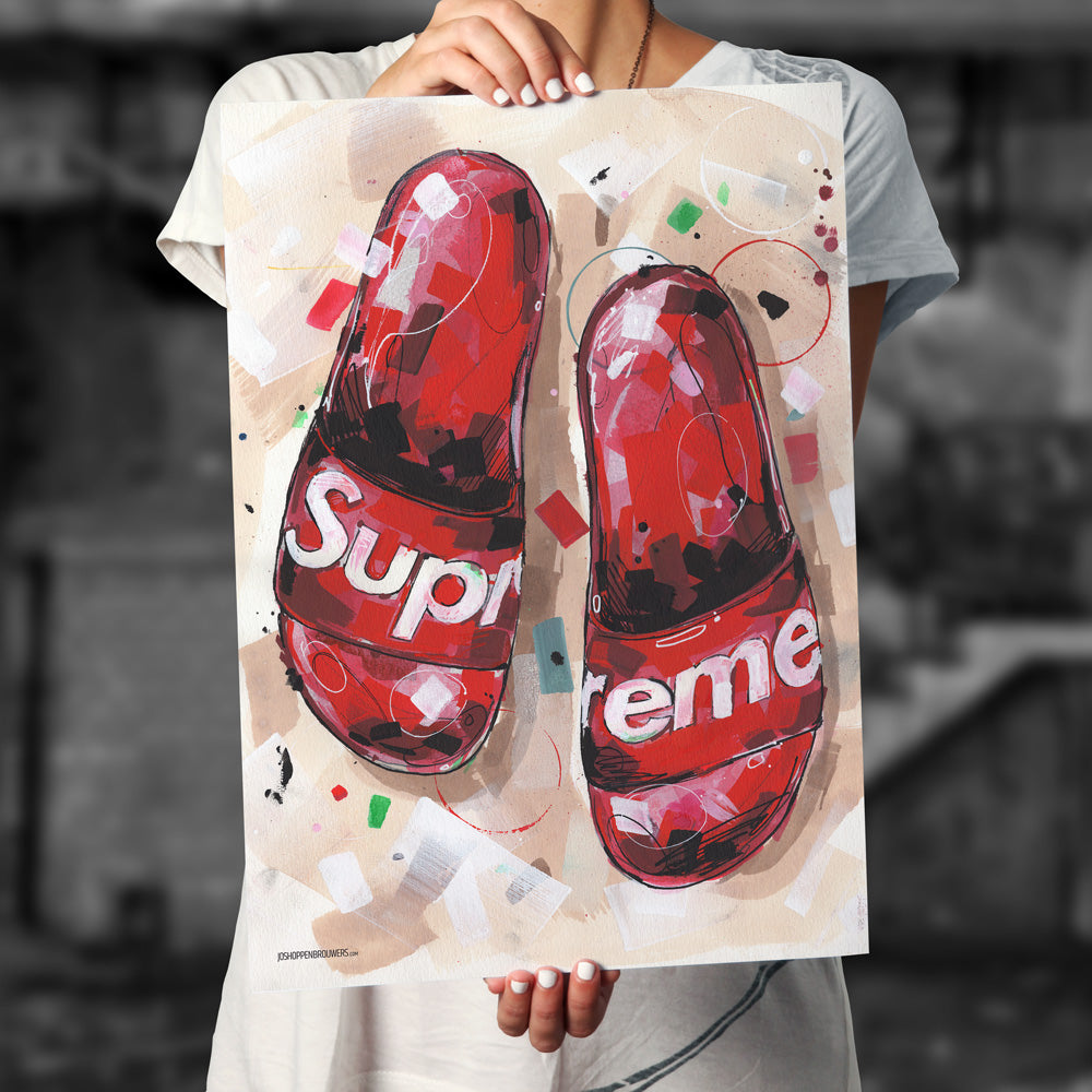 Chancletas estampada