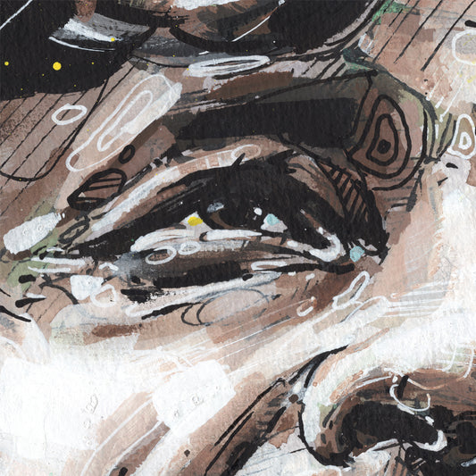 Johnny Cash 04 Leinwand