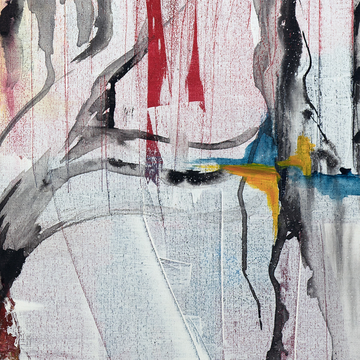 Onverwacht schilderij 110x90 cm