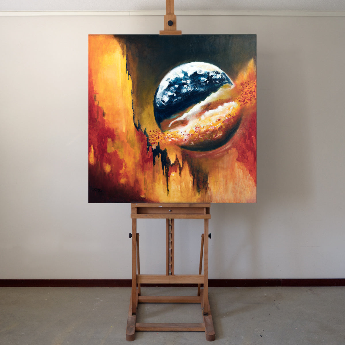 Universum-Gemälde 80x80 cm
