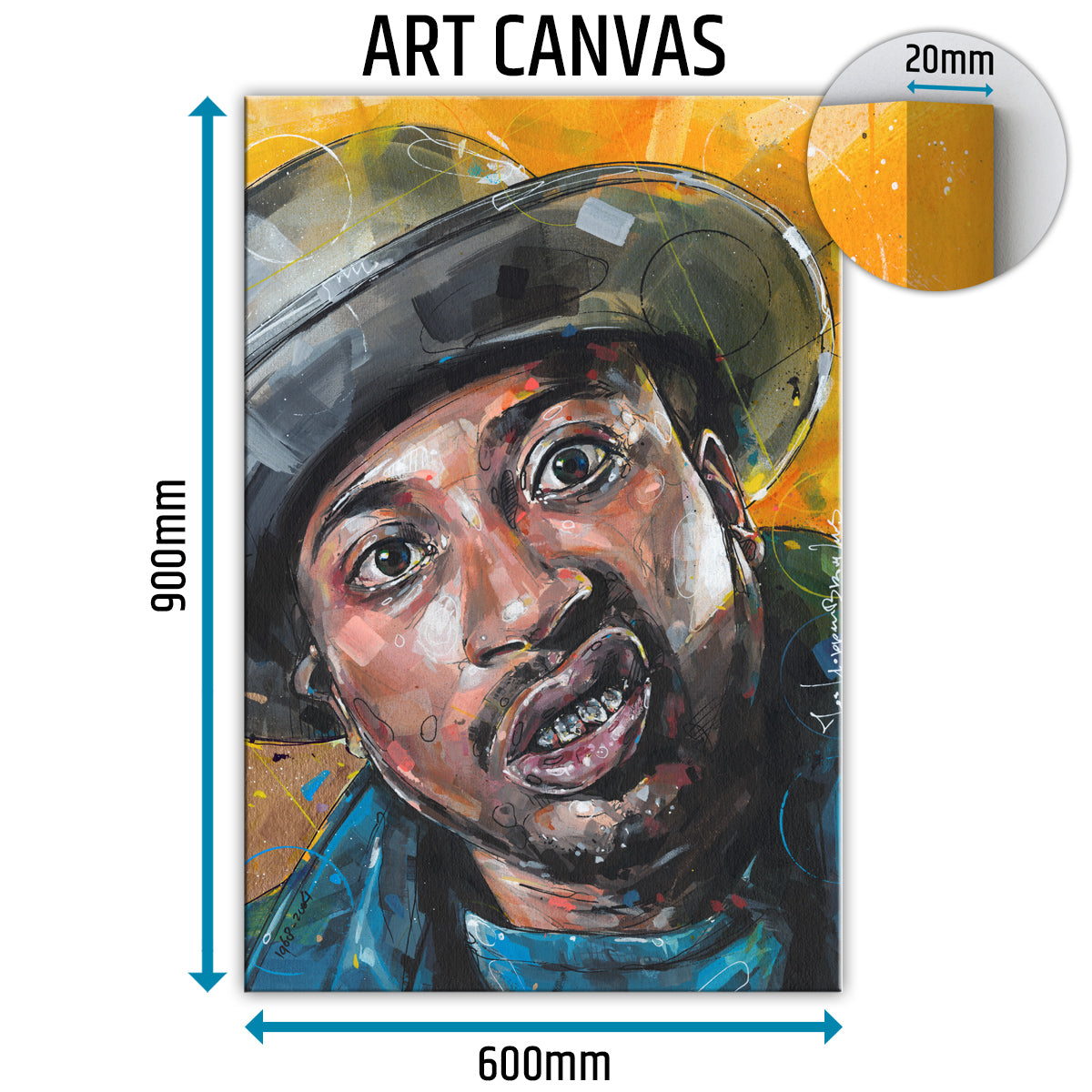 Ol' Dirty Bastard canvas