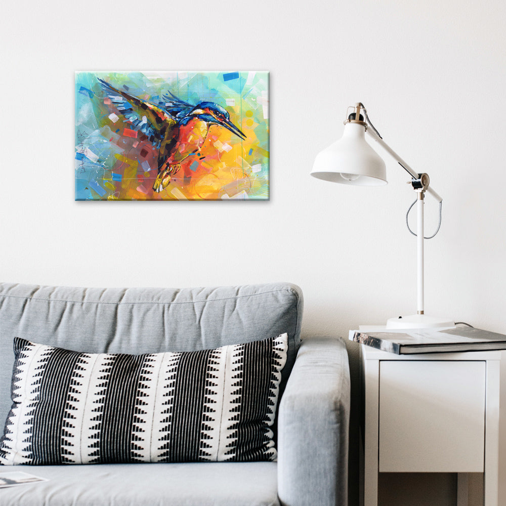 Kingfisher canvas