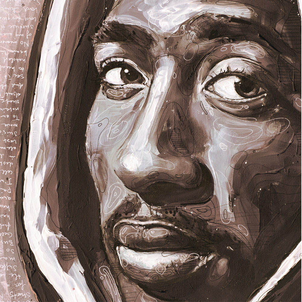 2Pac 01 imprimé 50x70 cm