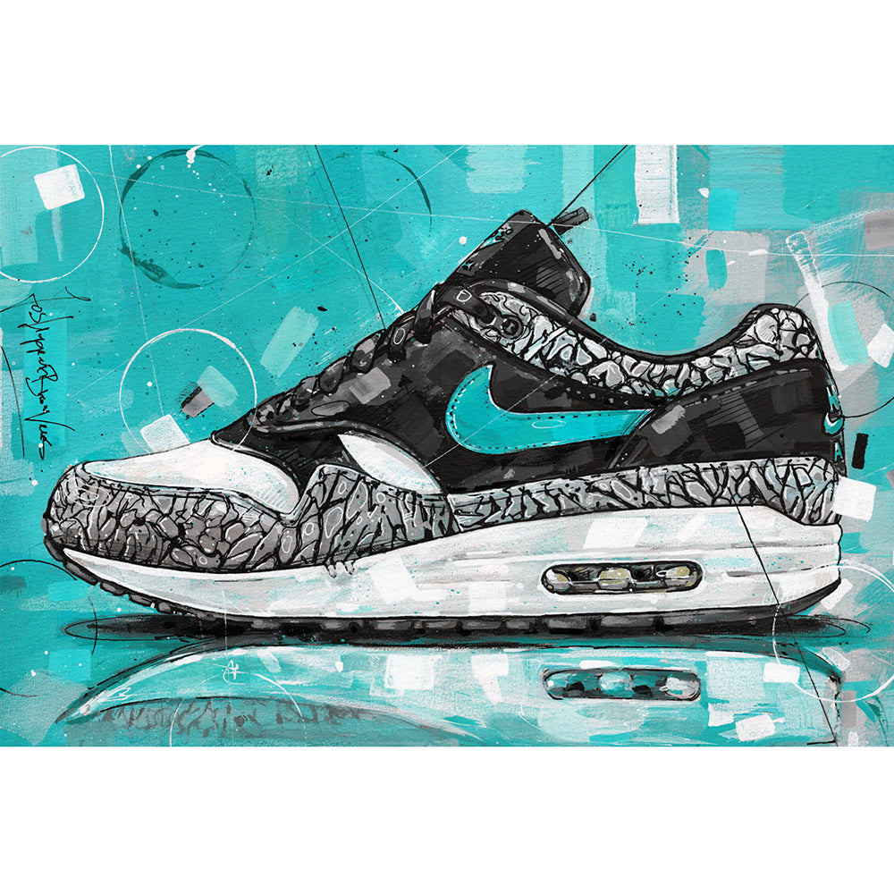 Nike Air Max 1 atmos elephant canvas 60x40 cm