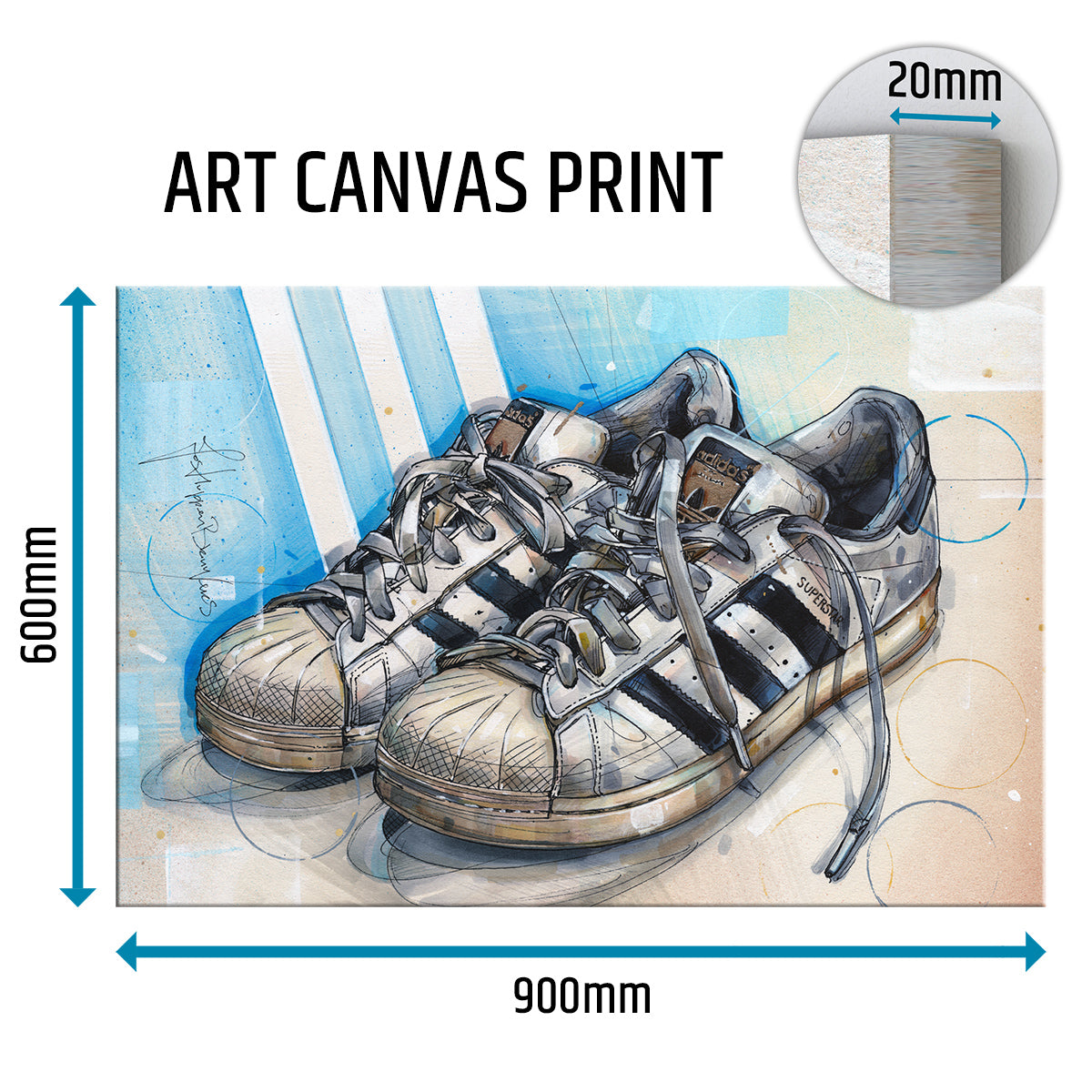 Adidas Superstar sneaker canvas