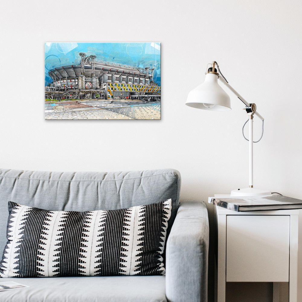 Amsterdam soccerstadium canvas 60x40 cm