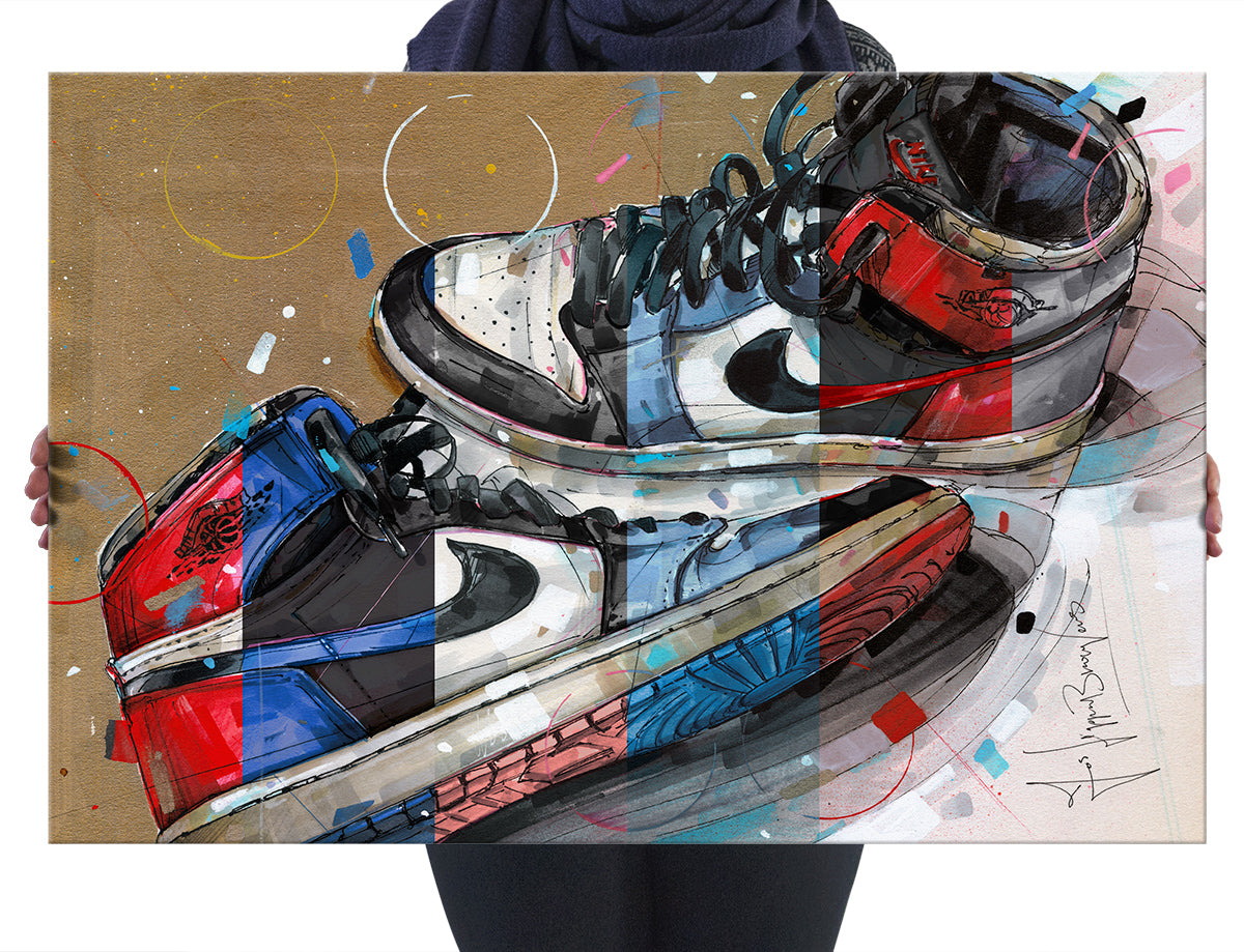 Nike Air Jordan 1 1984 colourway lienzo