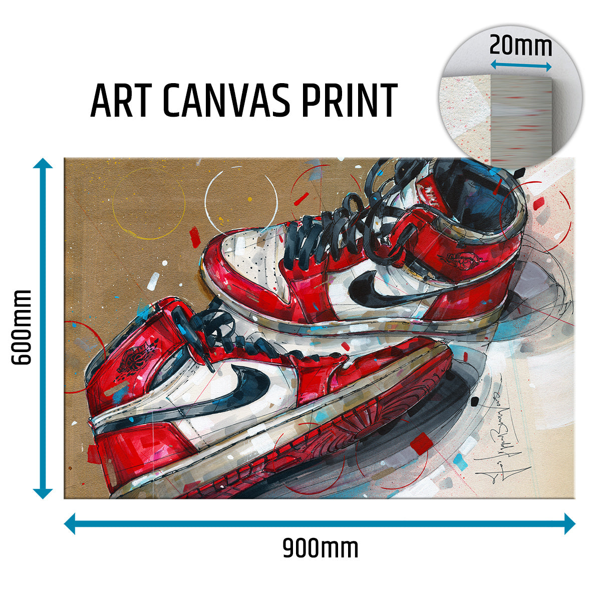 Nike Air Jordan 1 1985 Chicago canvas