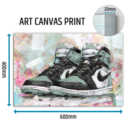 Nike Air Jordan 1 retro high igloo canvas 60x40 cm