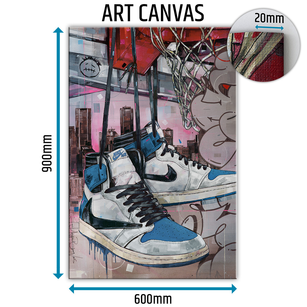 Nike Air Jordan 1 Travis Scott fragment high basket canvas