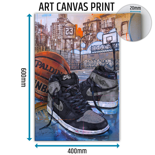 Nike Air Jordan 1 basketball shadow 1.0 canvas 40x60 cm