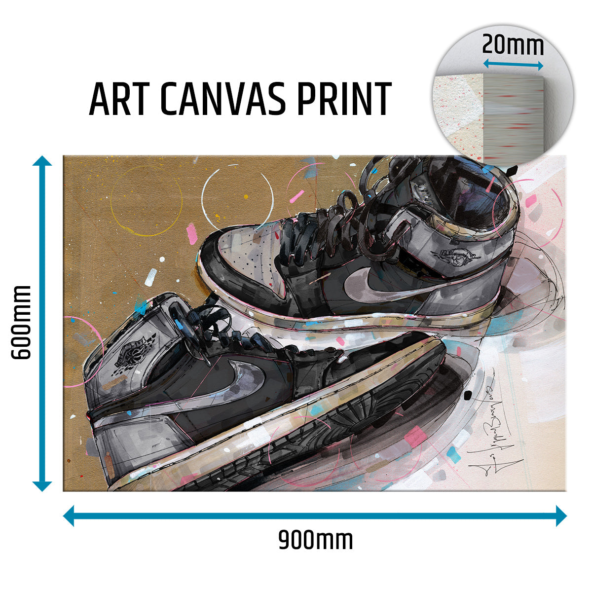 Nike Air Jordan 1 1984 shadow 1.0 canvas