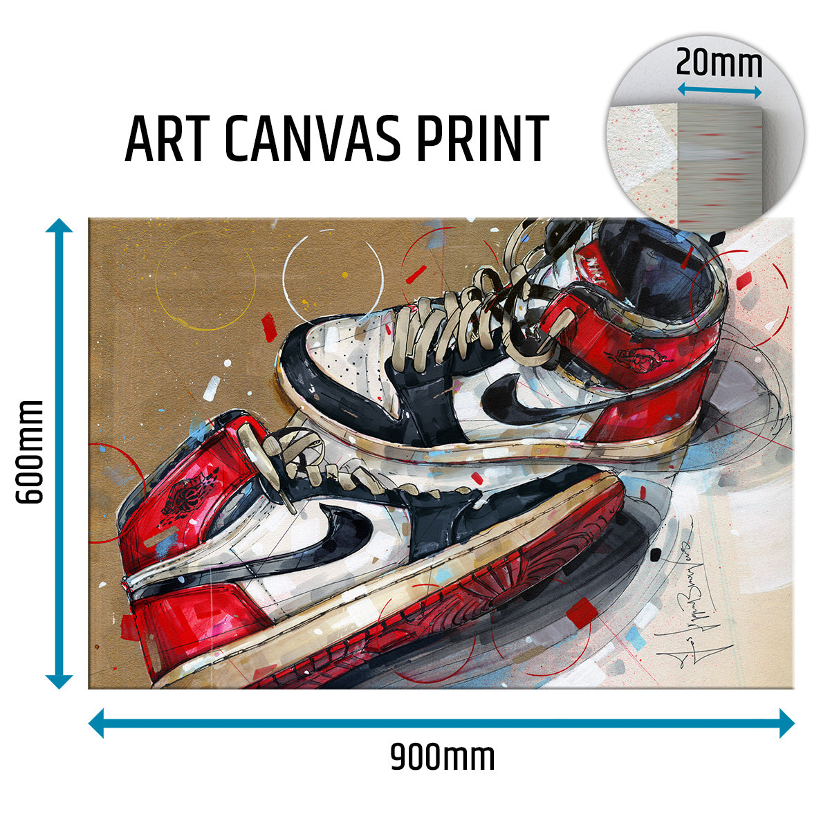 Nike Air Jordan 1 1984 black toe - white laces lienzo