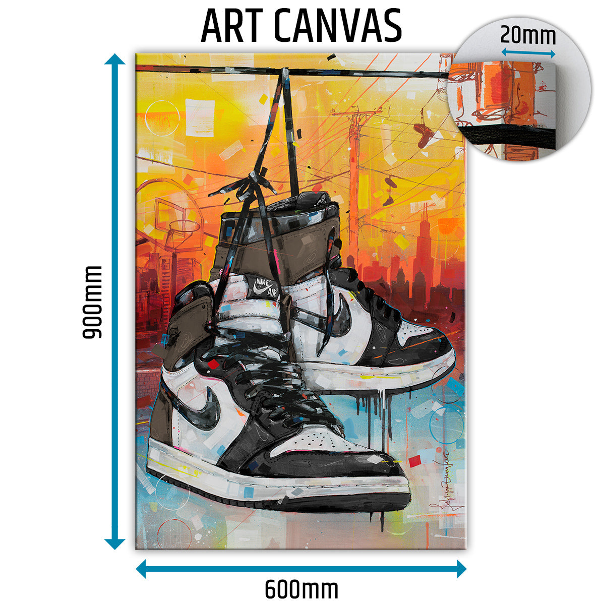 Nike Air Jordan 1 powerlines dark mocha lienzo