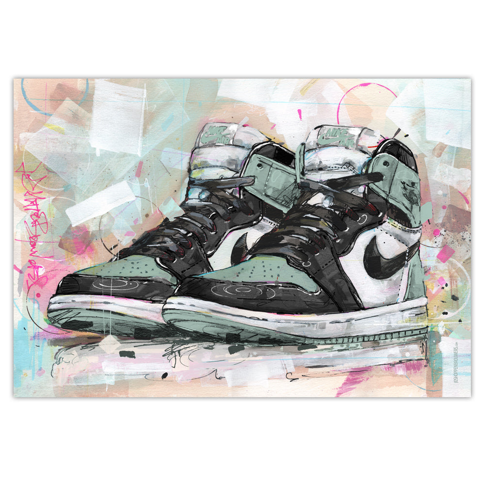 Nike Air Jordan 1 retro high igloo estampada