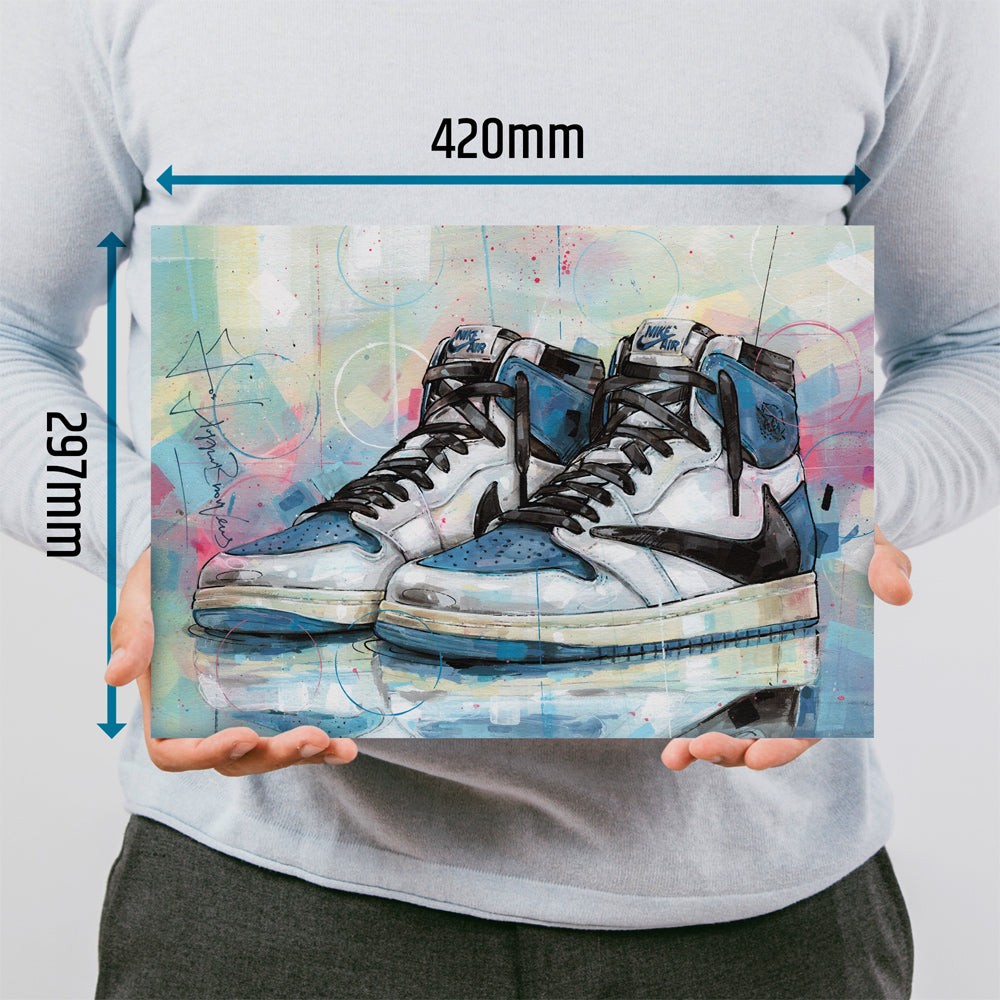 Nike Air Jordan 1 Travis Scott fragment high print