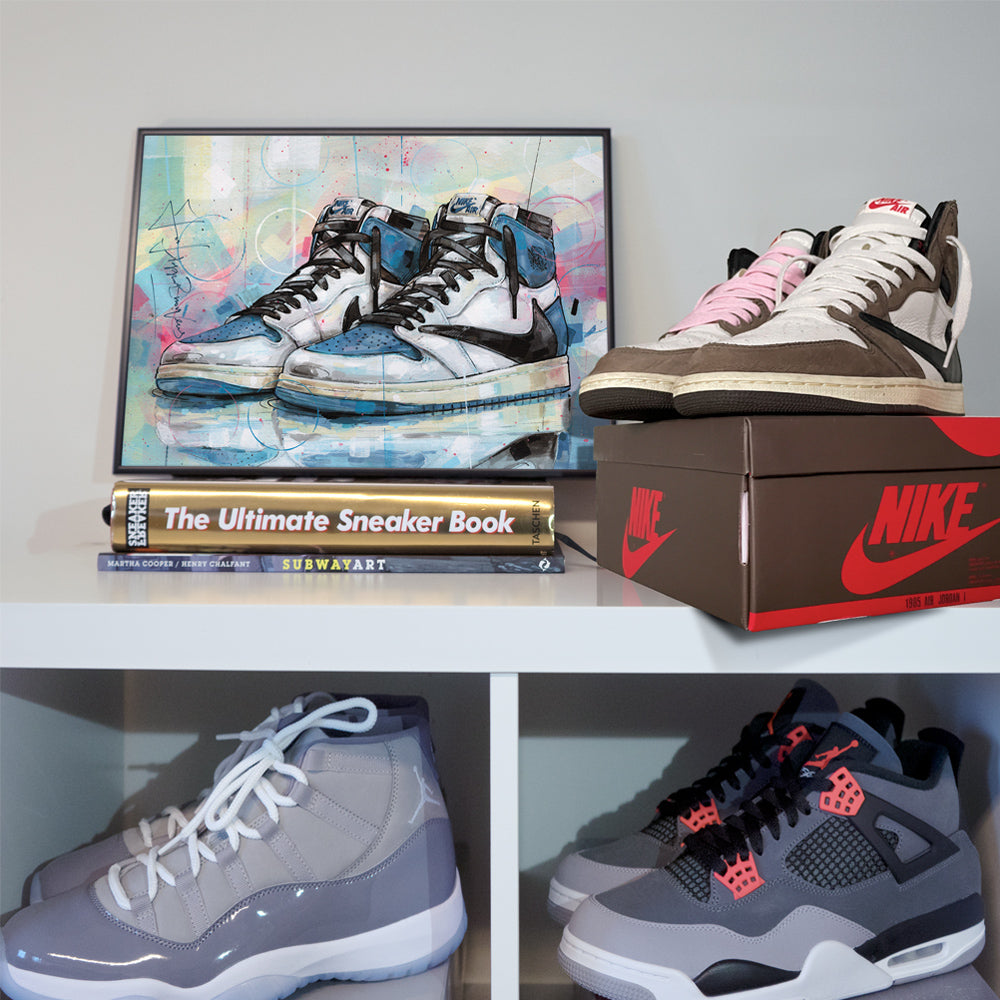 Nike Air Jordan 1 Travis Scott fragment high print