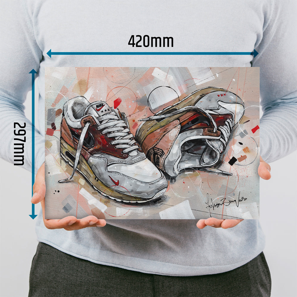 Nike Air Max 1 Amsterdam print 42x29,7 cm (A3)