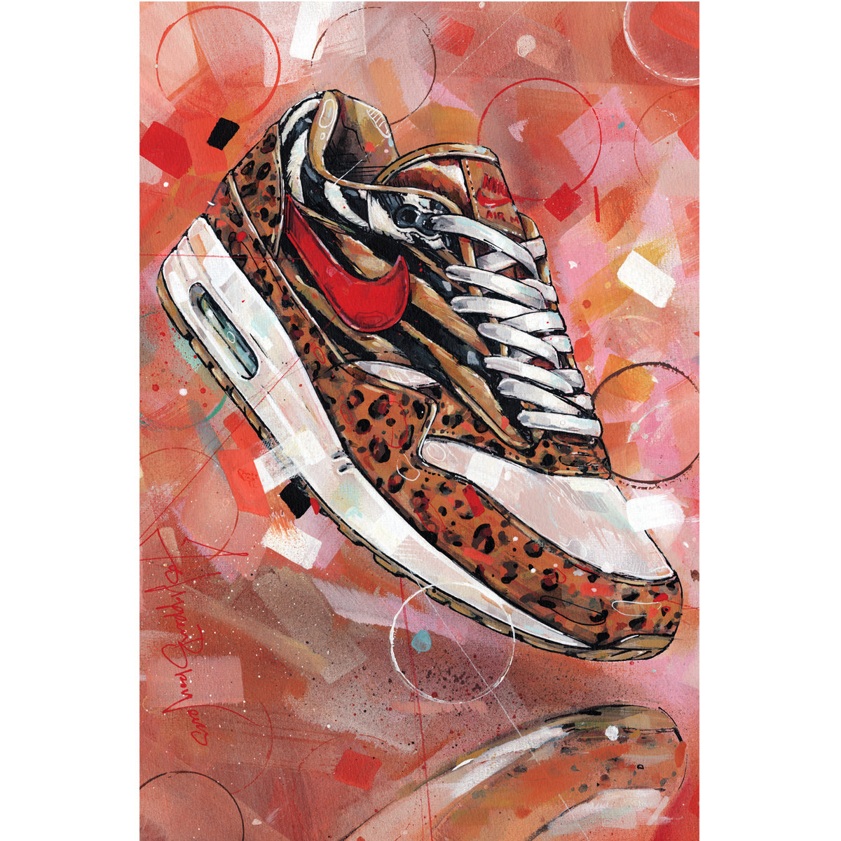 Nike Air Max 1 Animal pack 1.0 toile 40x60 cm