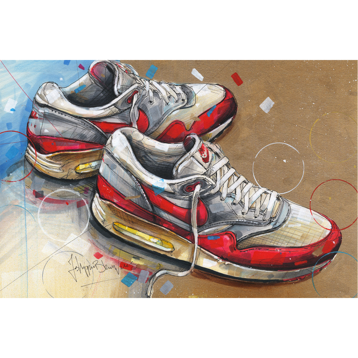 Nike Air Max 1 1987 Leinwand 60x40 cm