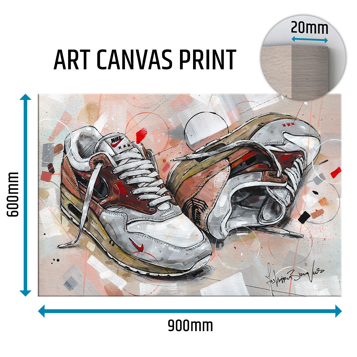 Nike Air Max 1 Amsterdam canvas