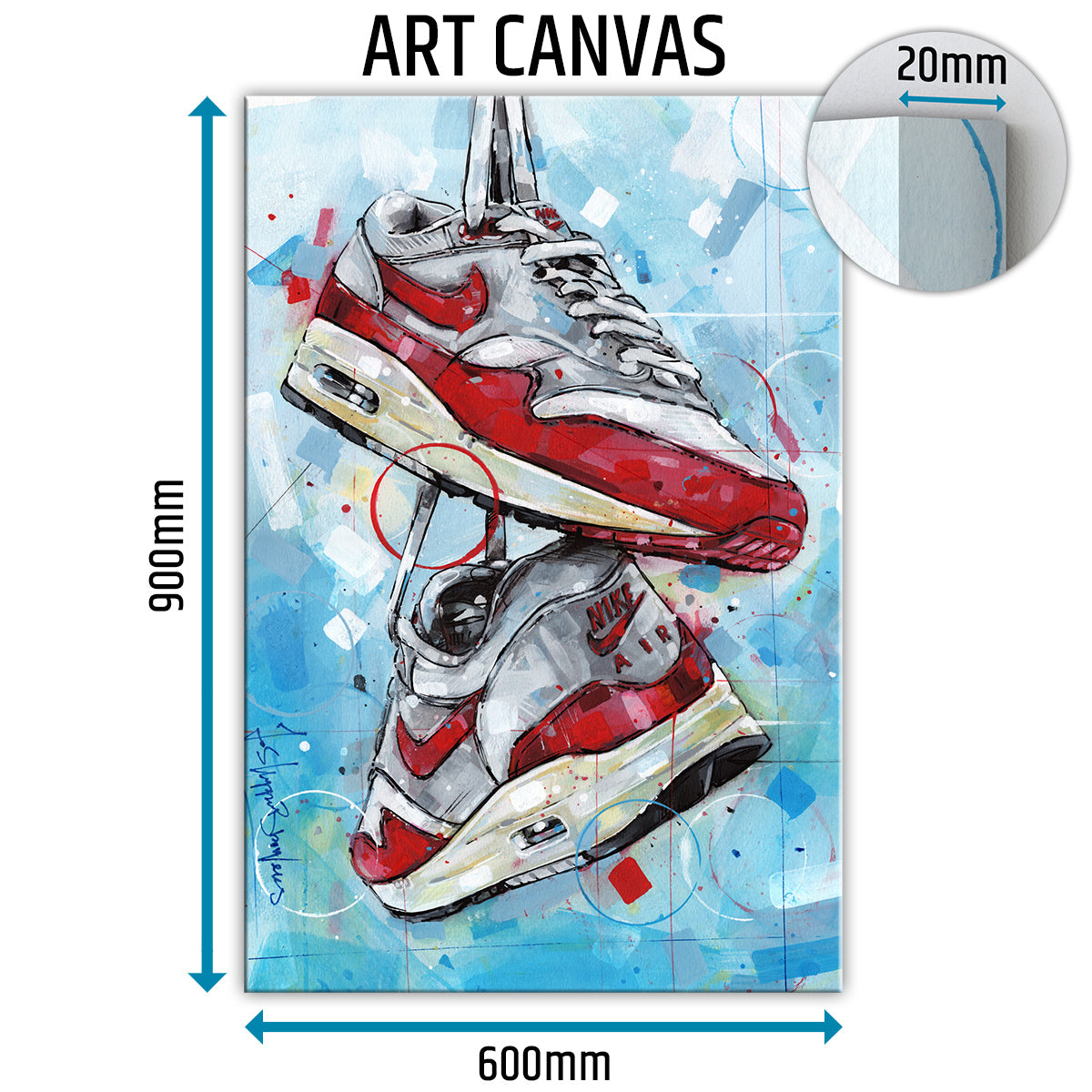 Nike Air Max 1 OG red canvas