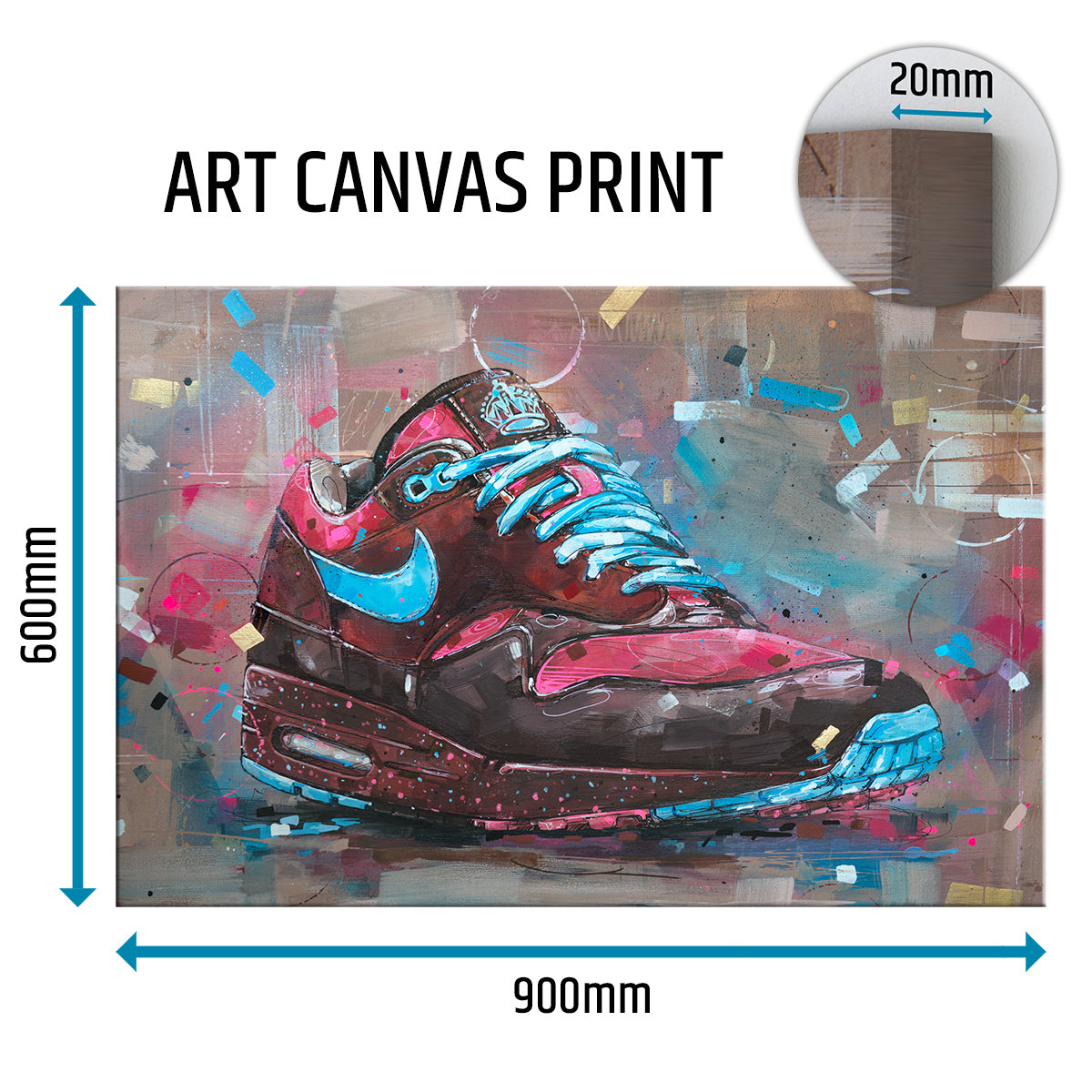 Nike Air Max 1 Parra Amsterdam canvas