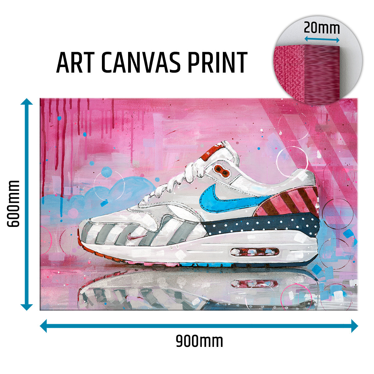 Nike Air Max 1 Piet Parra canvas