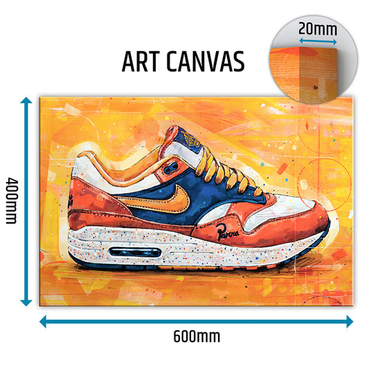 Nike Air Max 1 Parra Albert toile 60x40 cm