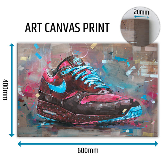 Nike Air Max 1 Parra Amsterdam Leinwand 60x40 cm