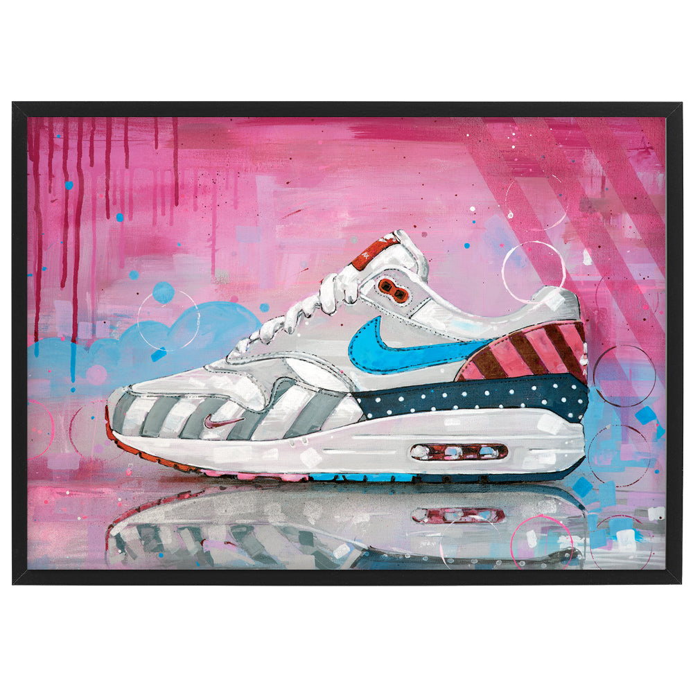 Nike Air Max 1 Piet Parra imprimé 42x29,7 cm (A3) - encadré et signé