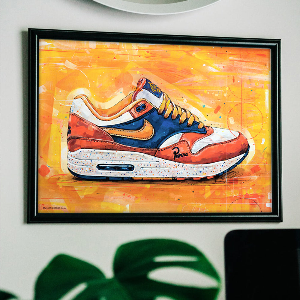 Nike Air Max 1 Parra Albert Heijn Druck 70x50 cm