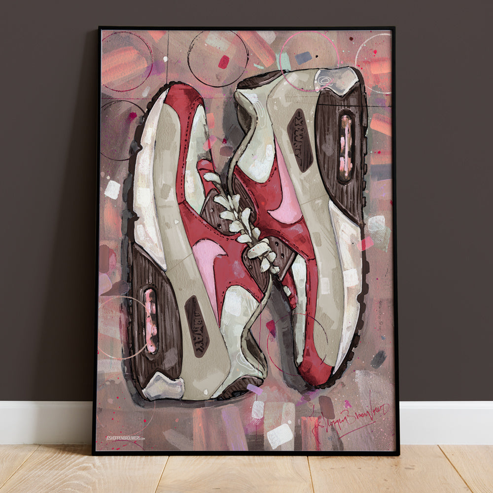 Nike Air Max 90 Bacon estampado 50x70 cm