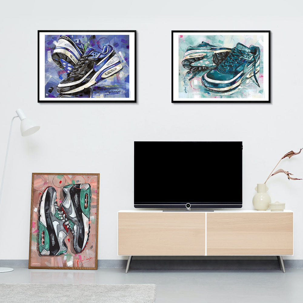 Nike Air Max classic BW marina grey jade imprimé