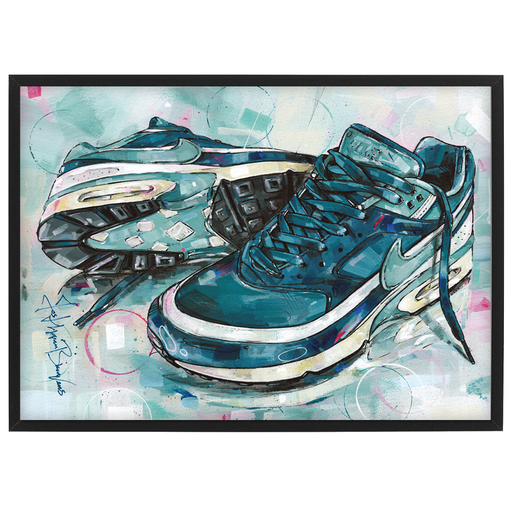 Nike Air Max classic BW marina grey jade imprimé