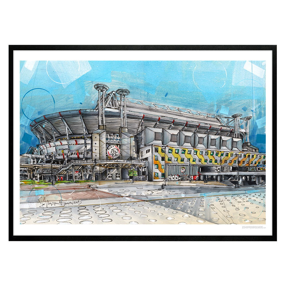 Amsterdam Fußballstadion Druck