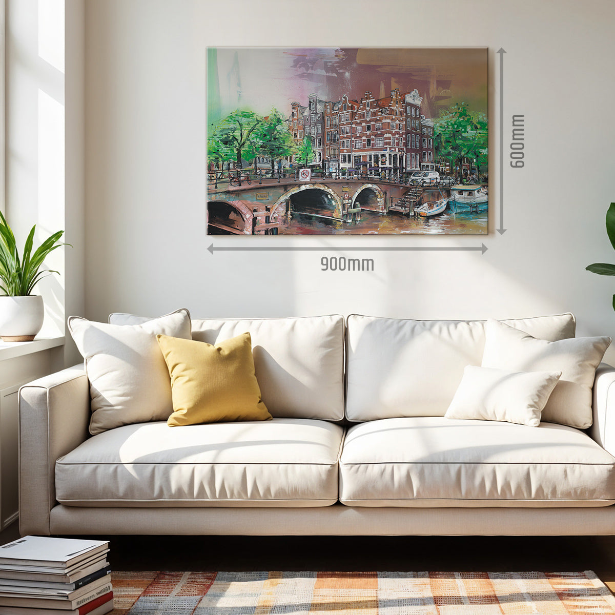 Amsterdam city canvas