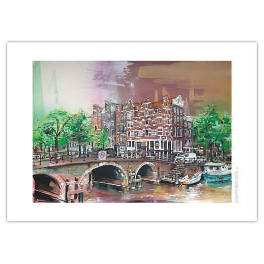 Amsterdam city art print