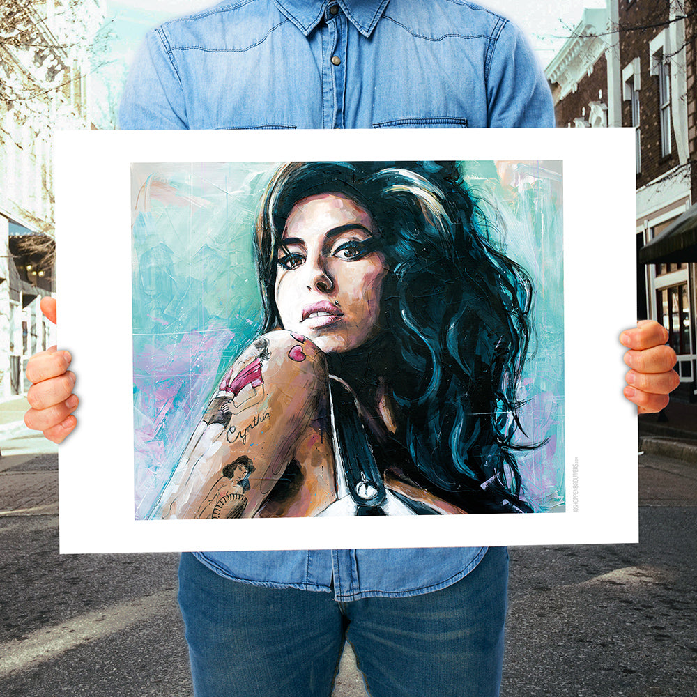 Amy Winehouse 01 print 70x50 cm